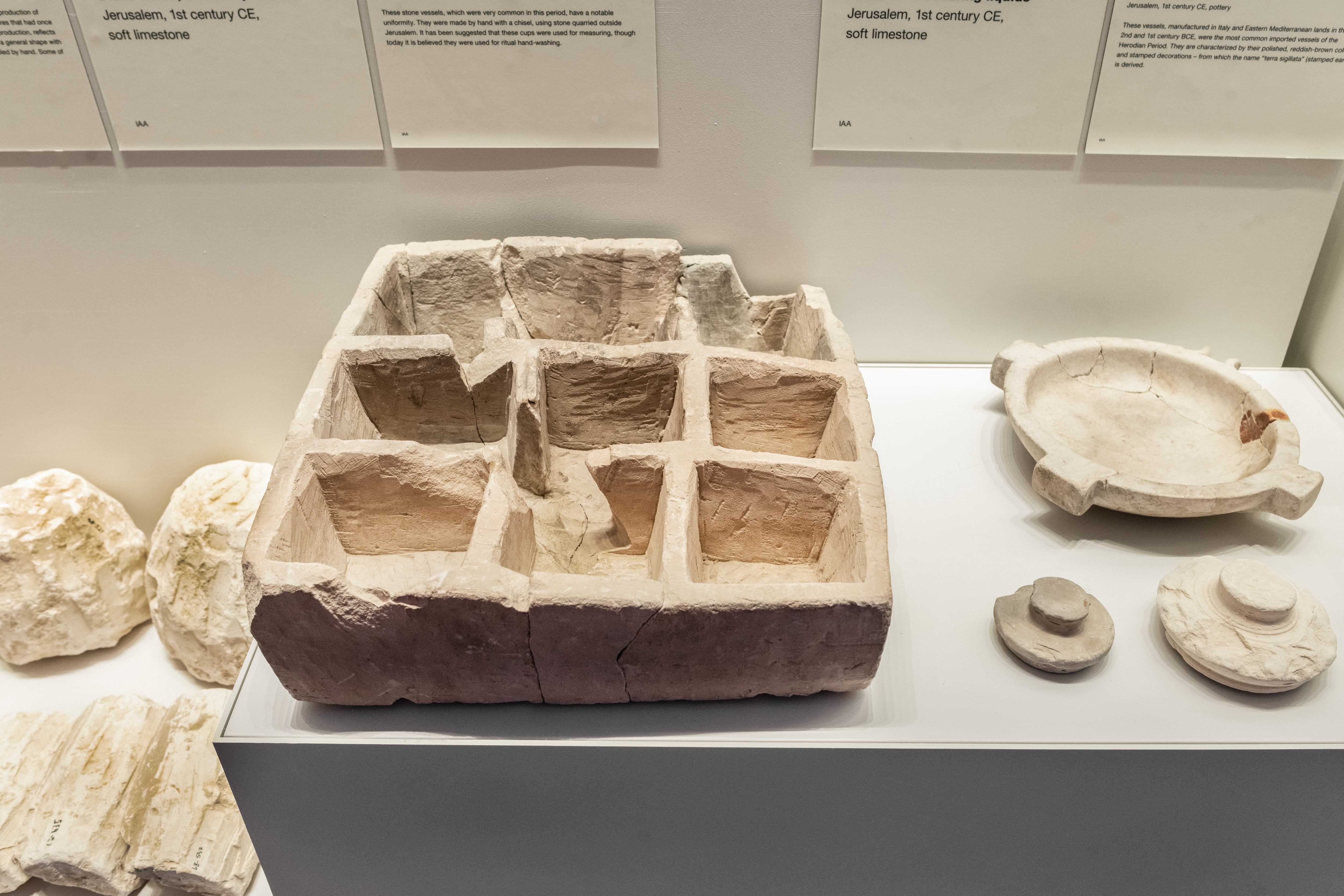 The box on display at the Israel Museum archaeology gallery.                           Zohar Shemesh, Israel Museum, Jerusalem