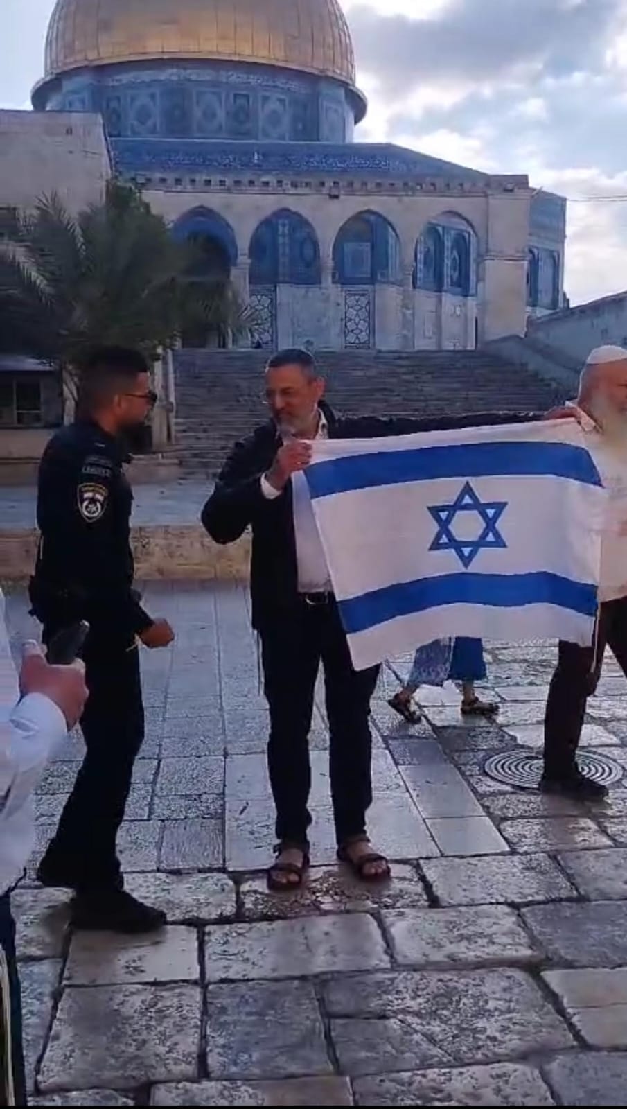 דגל ישראל בהר הבית