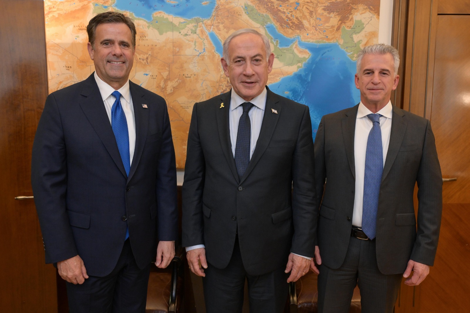 Ratcliffe, Netanyahu, and Barnea