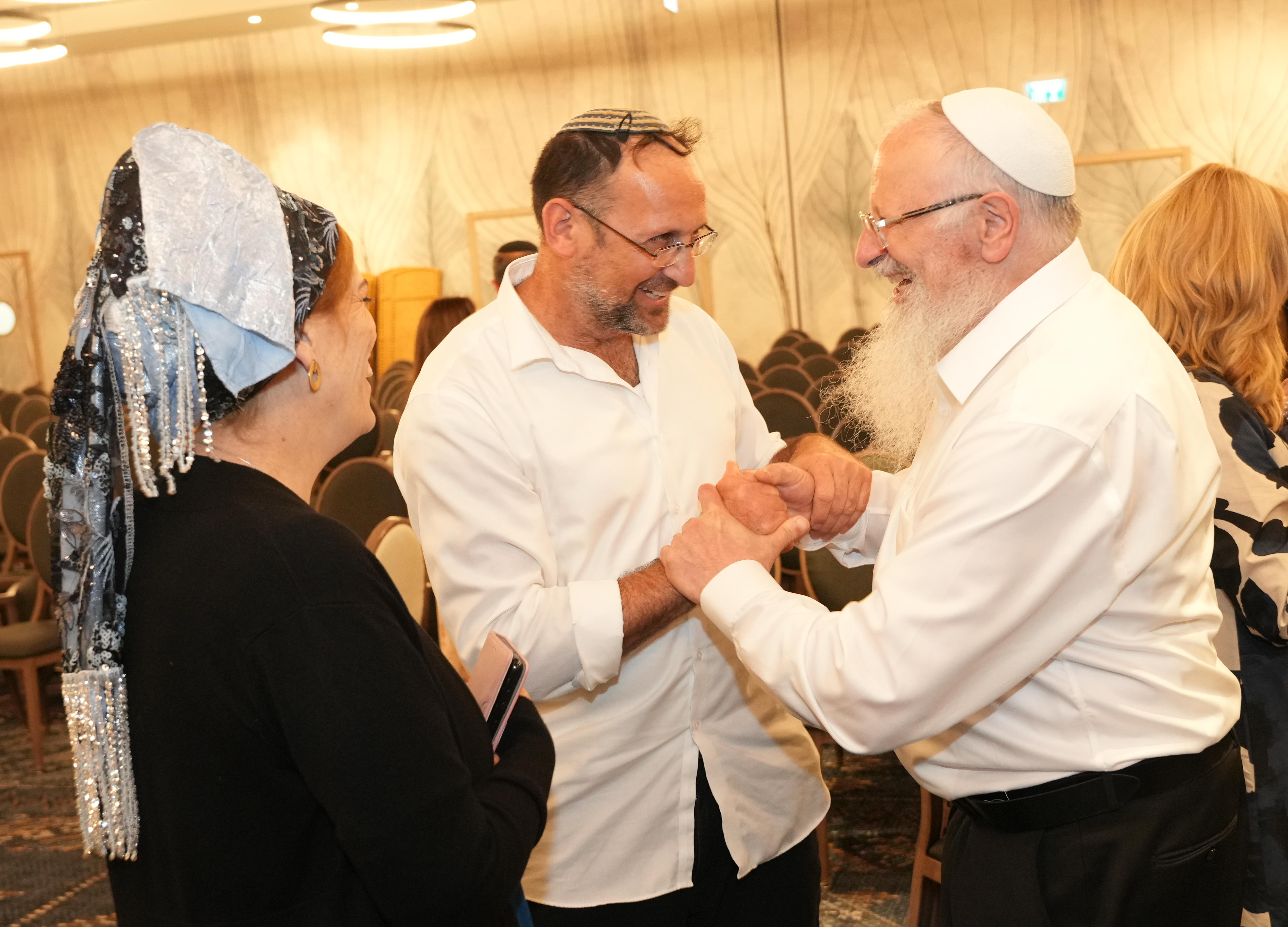 Rabbi Shuel Eliyahu at the retreat