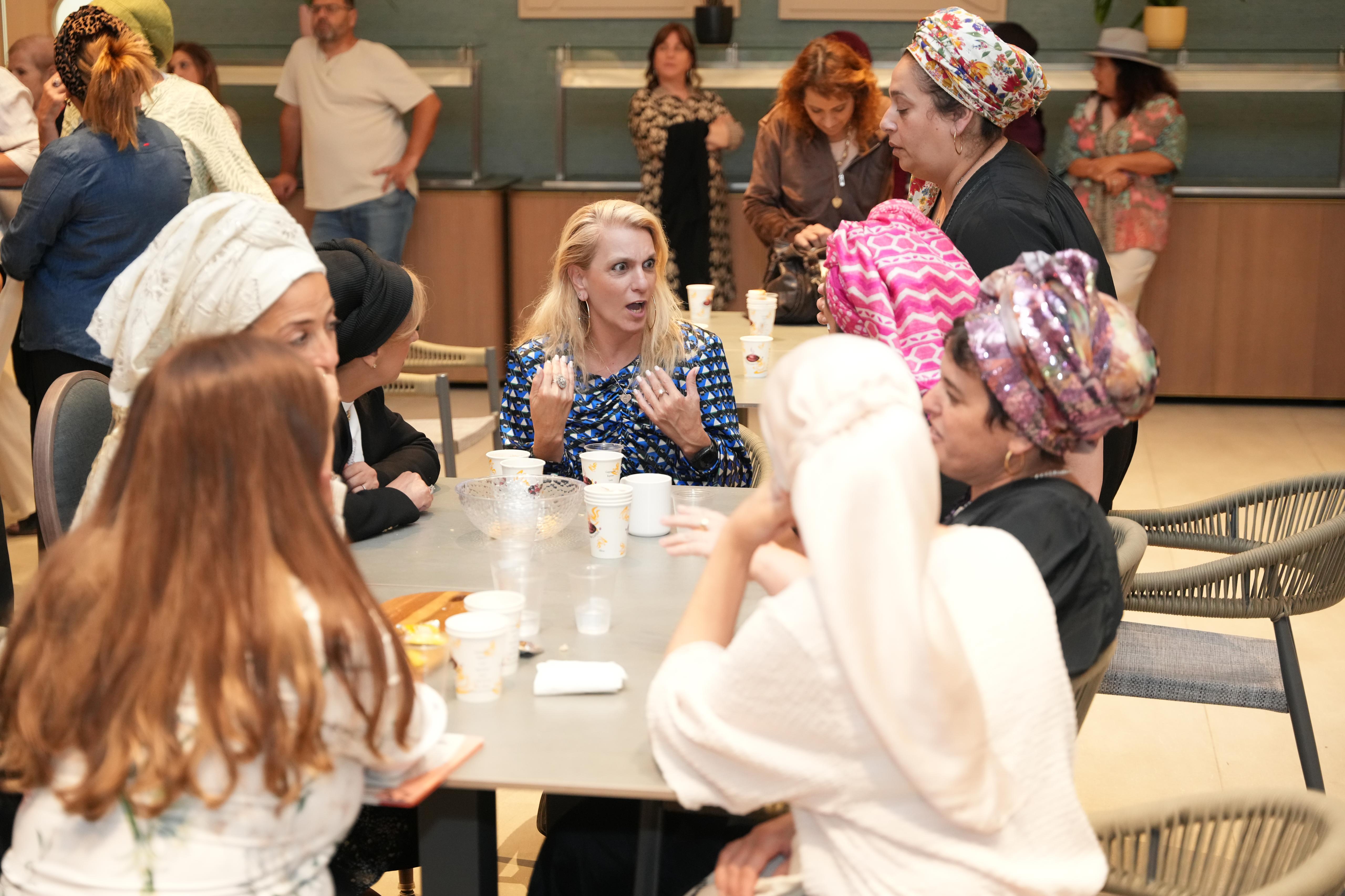 Women talking at OneFamily retreat