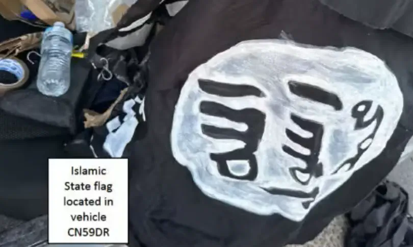 ISIS flag found in vehicle