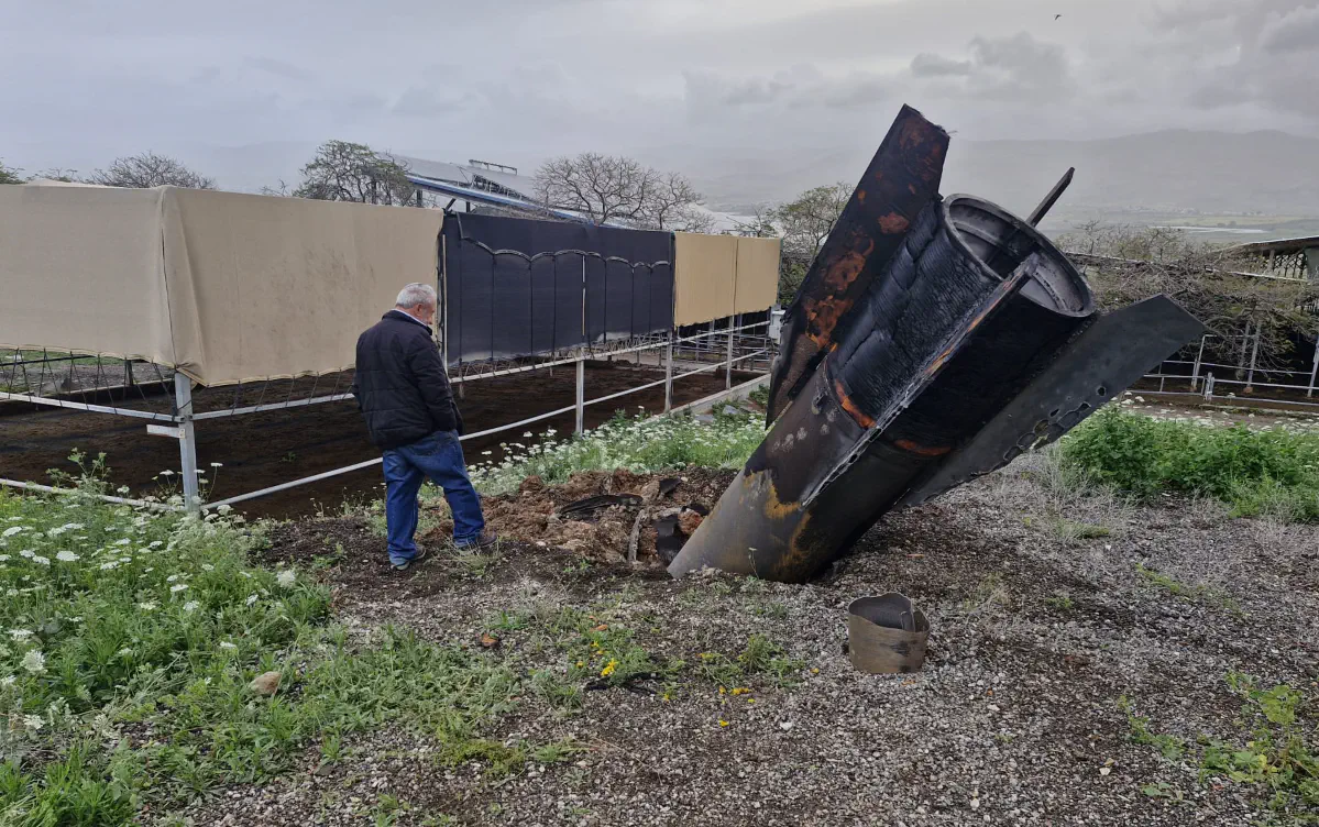 An Iranian missile fell in Jordan Valley on Thursday night