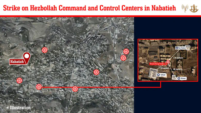 IAF strikes Hezbollah command centers and storage facilities in southern Lebanon