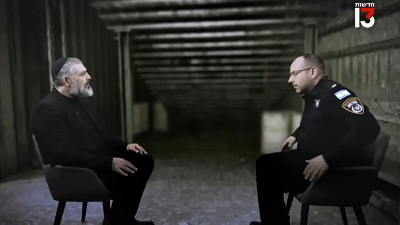 interrogation room for nukhba terrorists/Channel 13