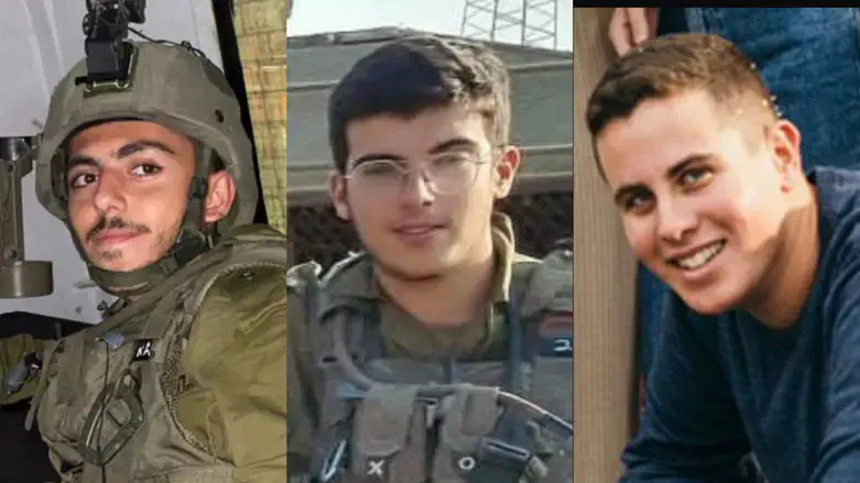 Three of the soldiers who were killed in the attack 