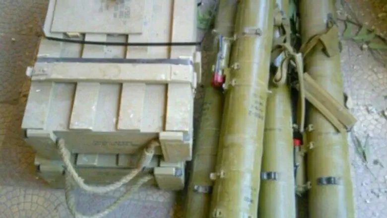 Some of the weapons found Credit: IDF spokesperson